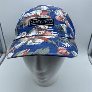 Costa Rica Floral Hat Blue Cap Strap-back Morpho